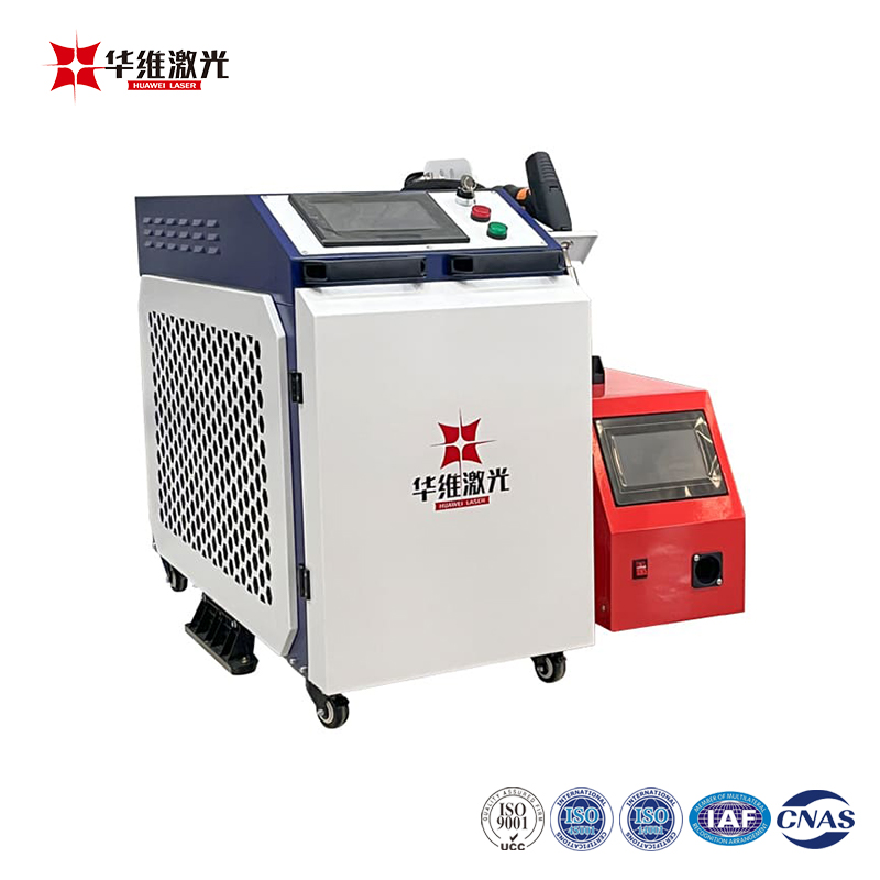 เครื่องเชื่อมเลเซอร์แบบมือถือ 1500W 3 ใน 1 ของจีน